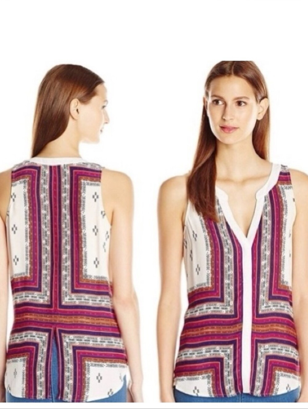 Sanctuary Lana Button Front V Top